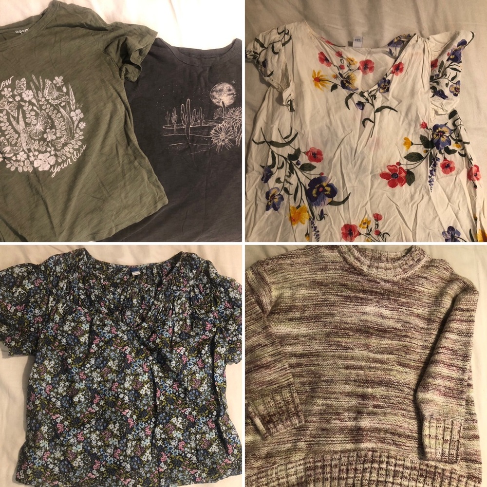 5 Old Navy tops